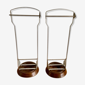 Pair of clothes valet stands, 1960s