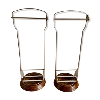 Pair of clothes valet stands, 1960s