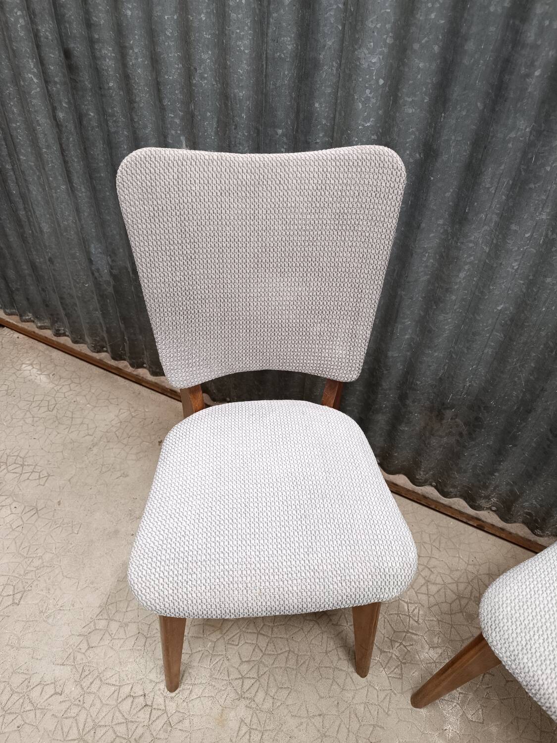 Set of 2 vintage Scandinavian chairs