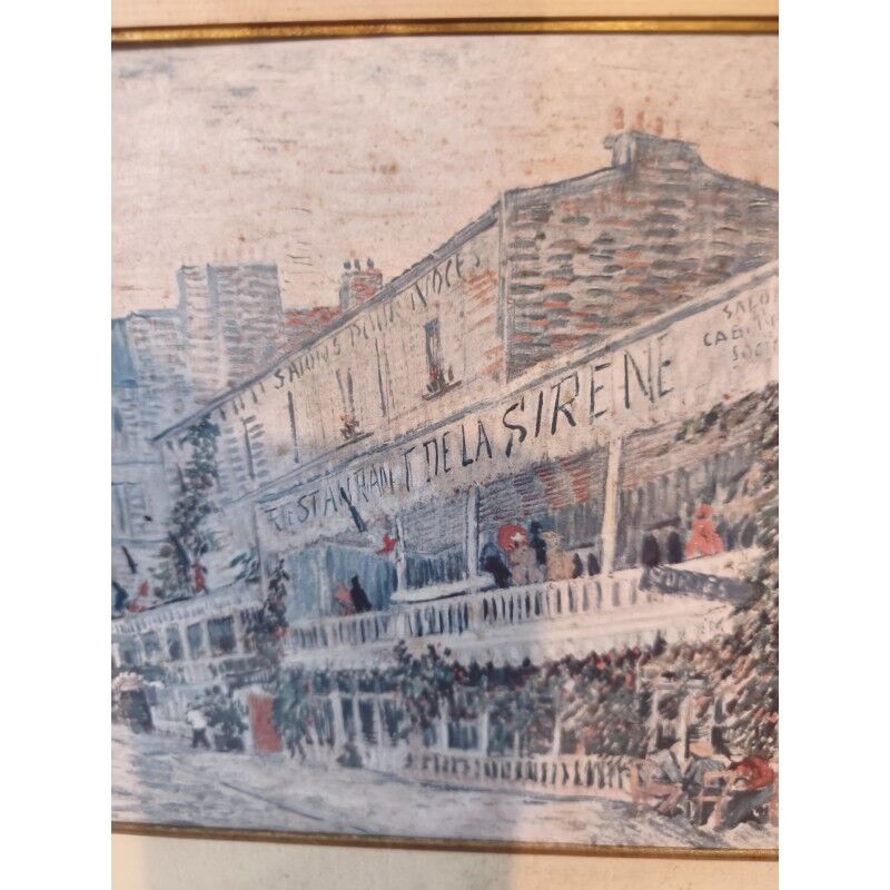 Drawing by Vincent Van Gogh "The Restaurant of the Mermaid"