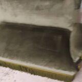 Bench epoque 19 ieme velvet green