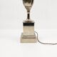 Lamp base Corn ears Maison Charles in silvered bronze 1970