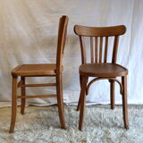 Chaises bistrot dépareillées (Lot de 4) – circa 50