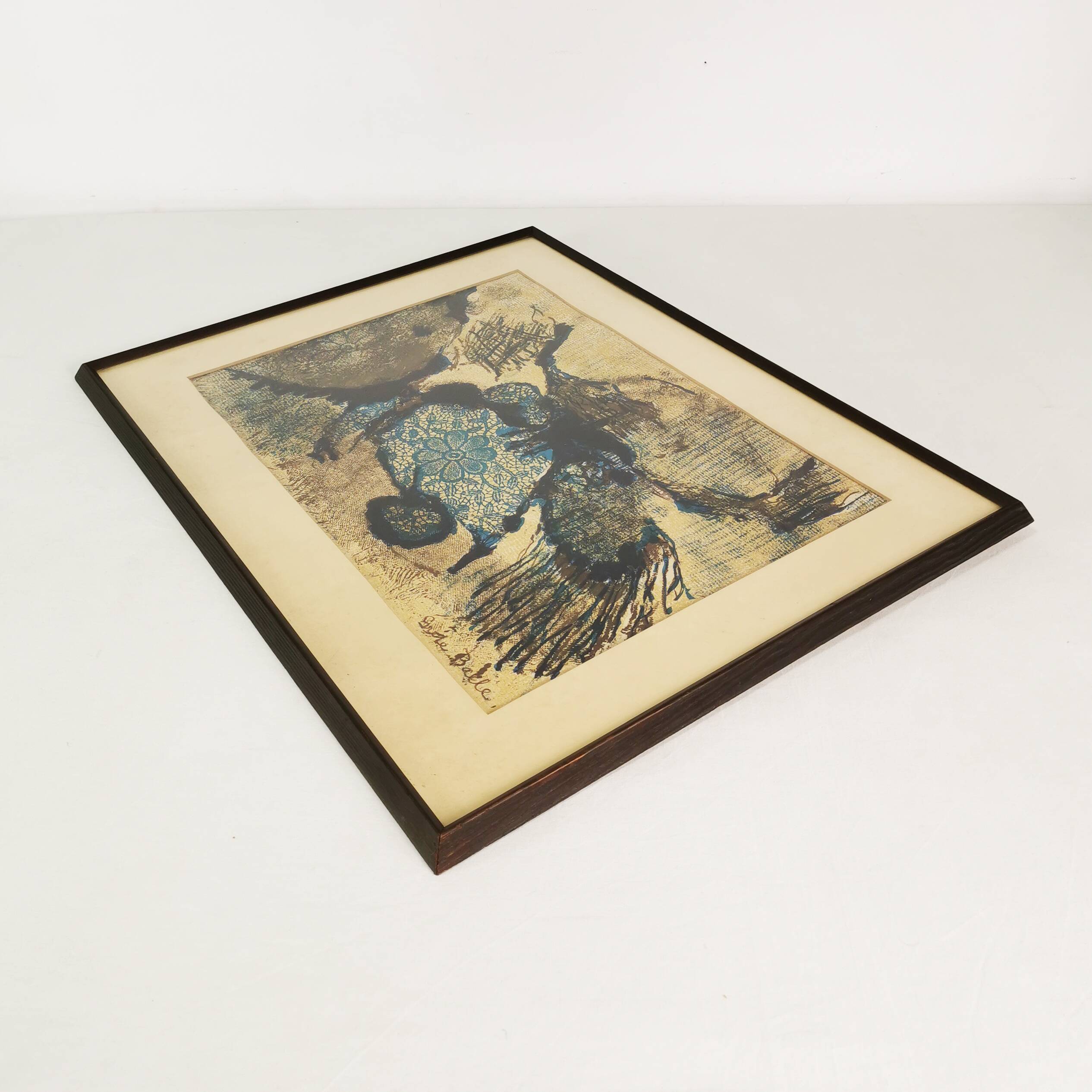 Grete Ball Litografia "Kompozycja" Dania 1972 rok