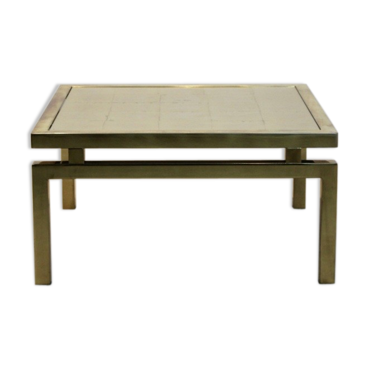 Table low gold etched