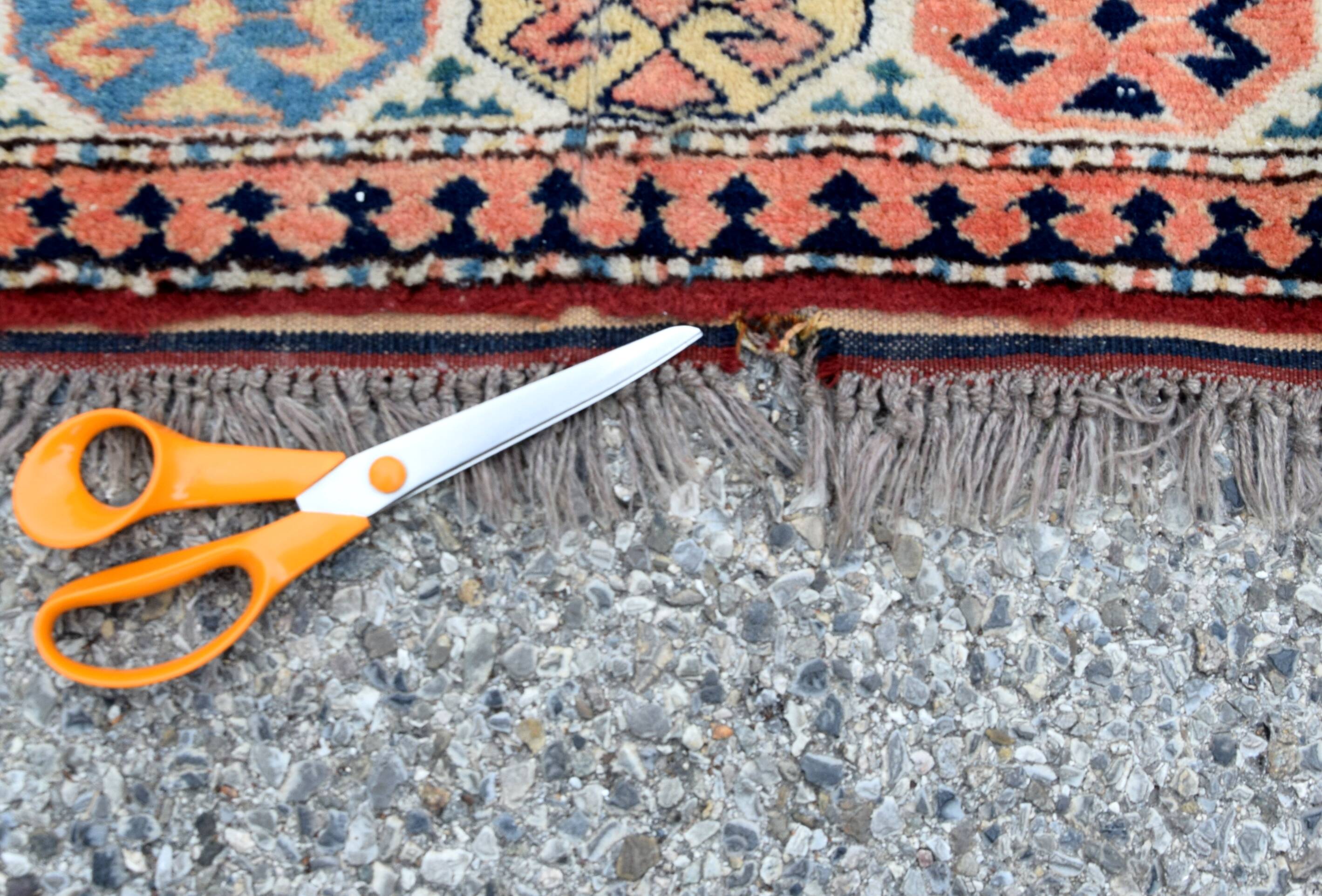 Handmade Oriental Rug Kazak Afghan: 1.66 X 2.64 Meters