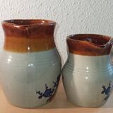 Stoneware pitcher set