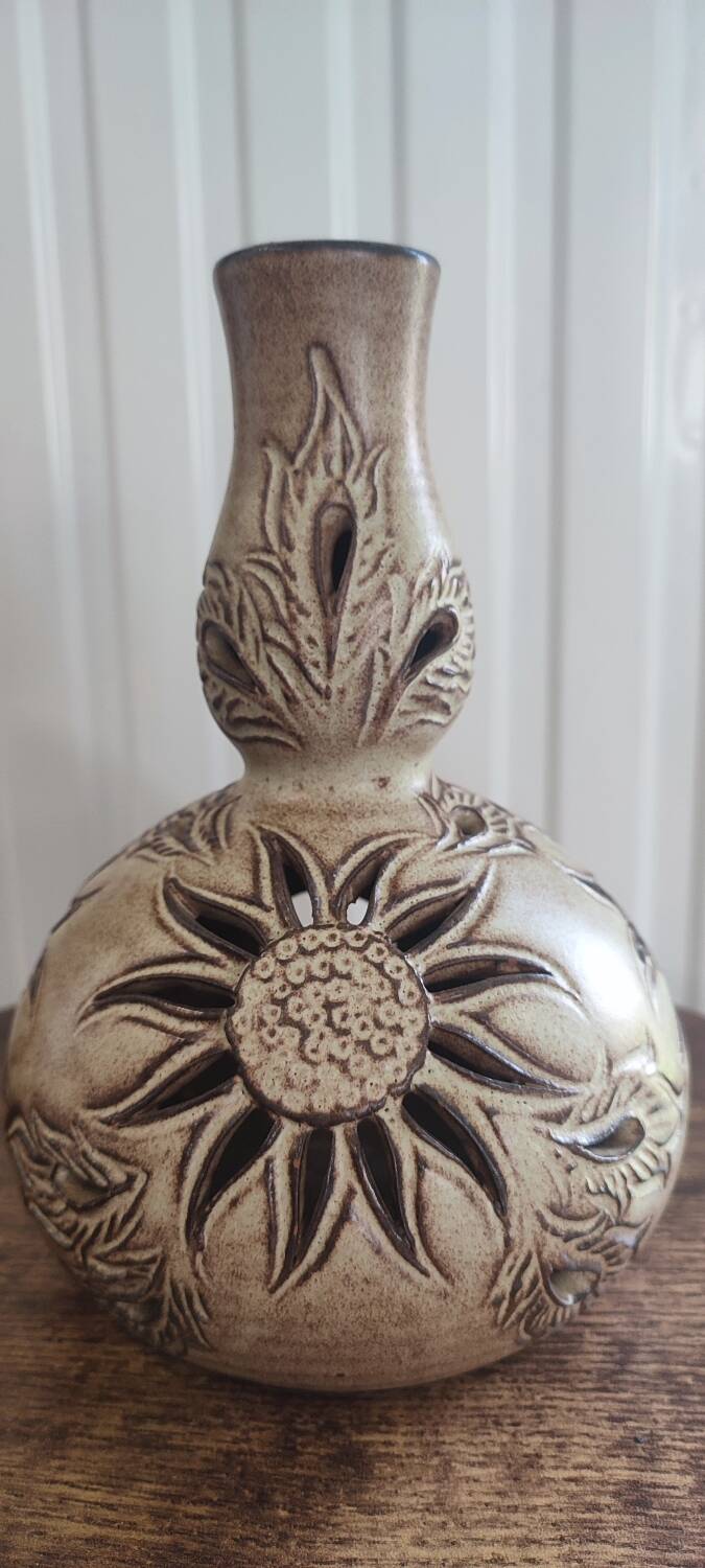 Vallauris ceramic lamp base by Fonck & Mateo