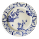 Assiette sur piédouche en faïence bleue et blanche Creil & Montereau, service "Japon", XIXème siècle