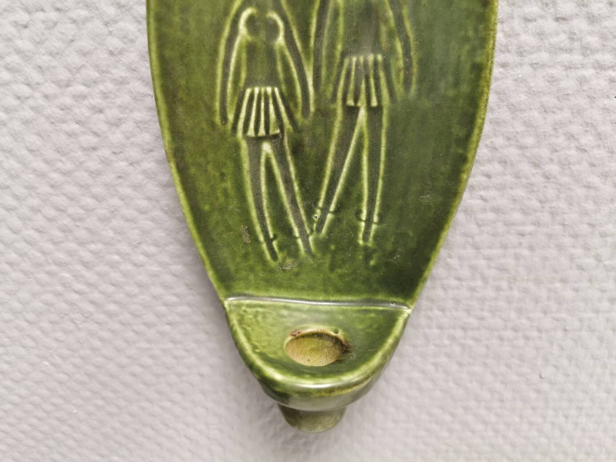 Wall candle holder designed by Piotr Baro for Knabstrup Denmark 1960s.