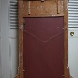 Italian hand-painted Console Table with Mirror and floral painting