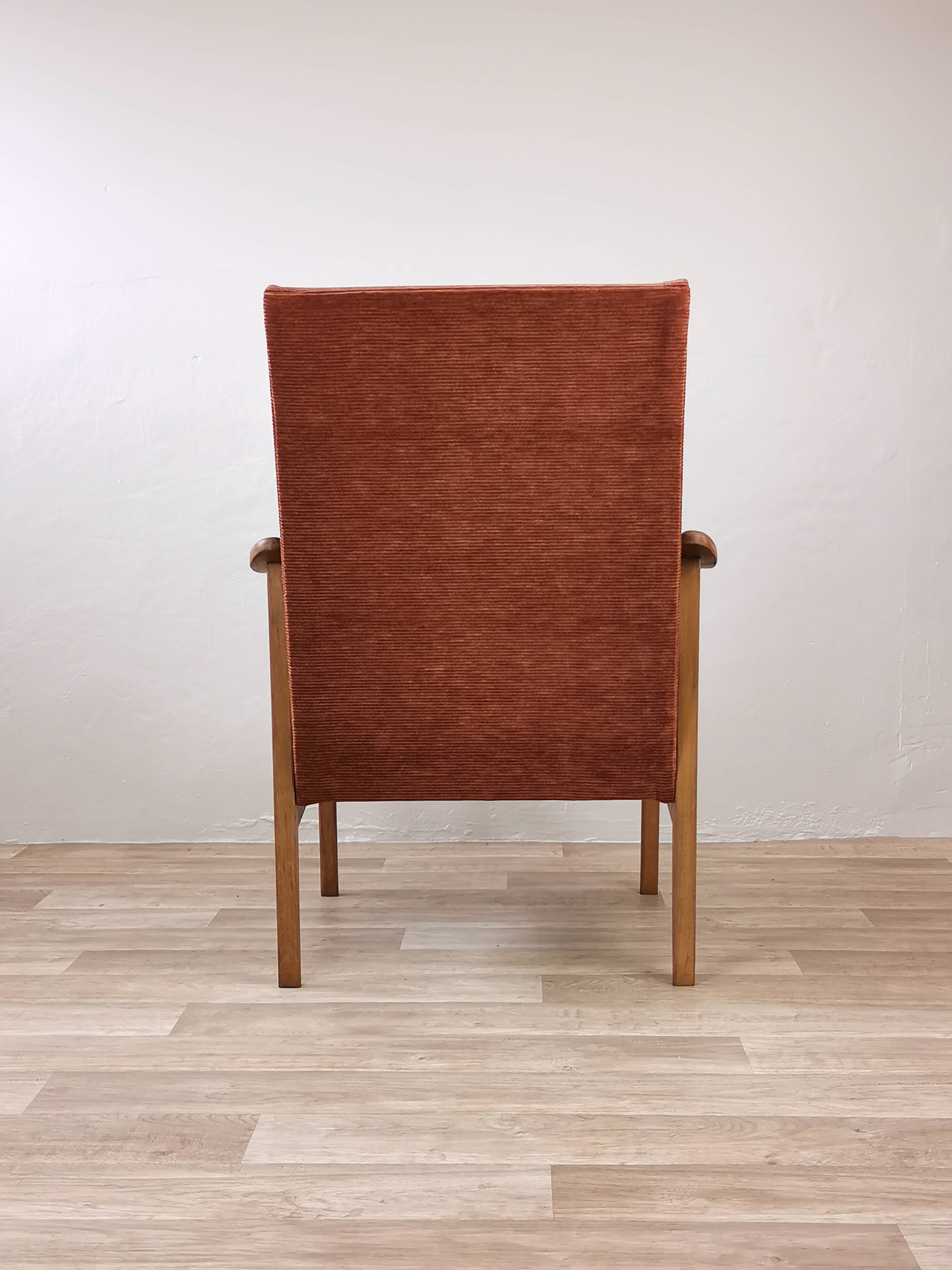 Vintage corduroy armchair