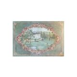 Painted canvas of the twentieth century in the taste of antiquity