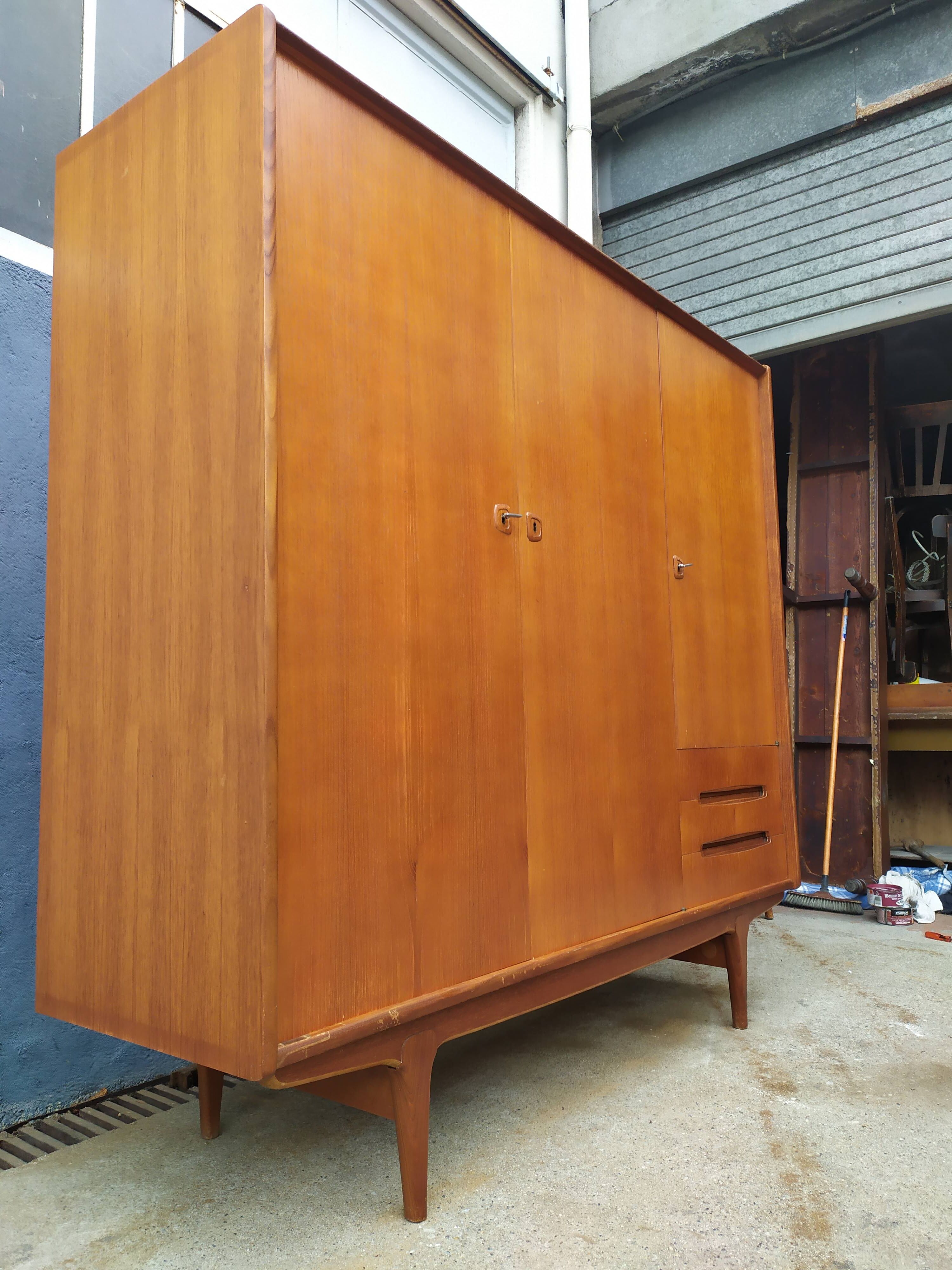 Scandinavian wardrobe teak