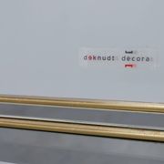 Hollywood Regency Metal Mirror by Deknudt, Belgium 20th Century
