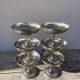 6 coupes en inox 1970