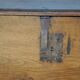 Bench chest oak end XIX