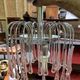 Paolo Venini: Cascade chandelier with pink Murano glass drops.