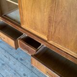 Wardrobe sliding door vintage oak