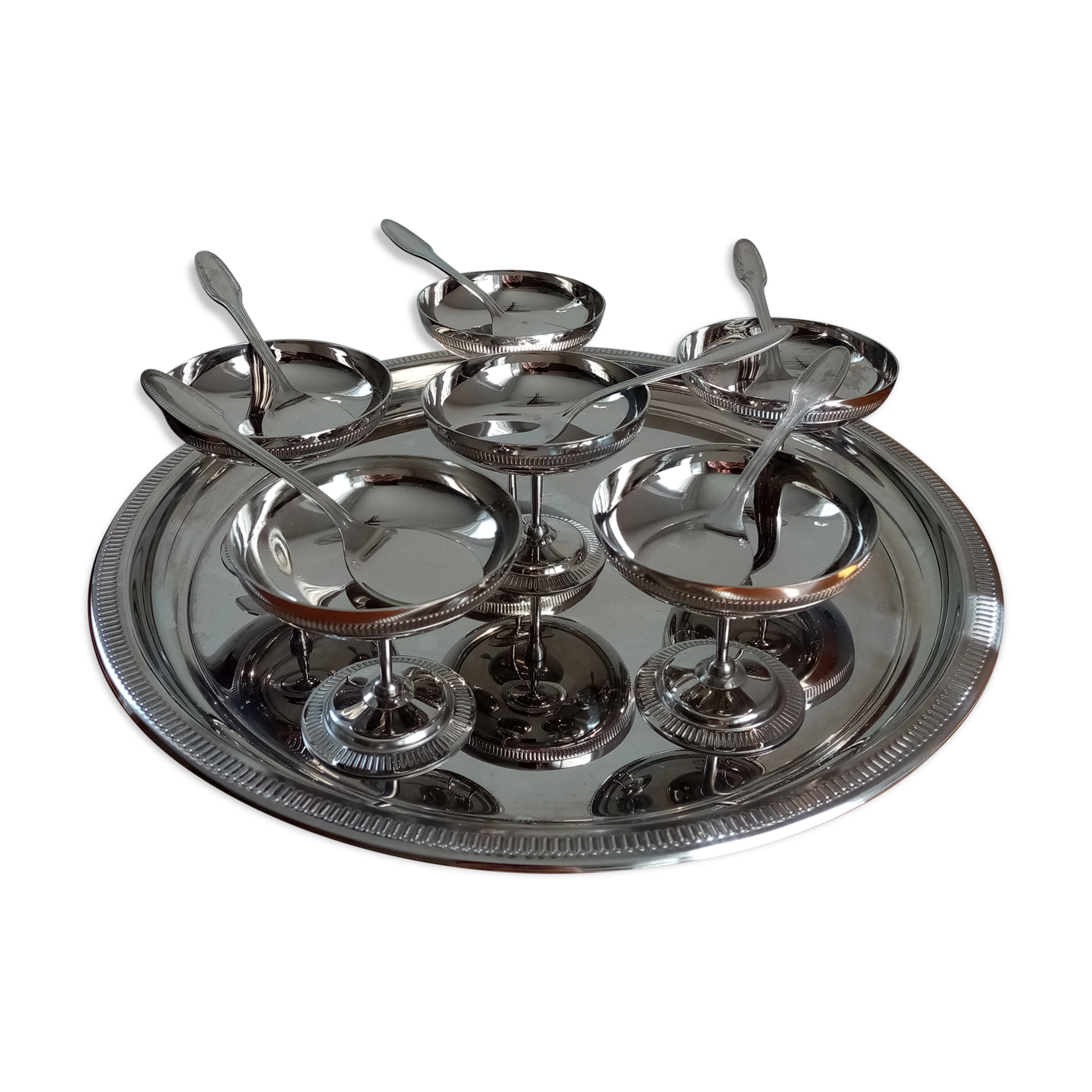 Jean Couzon ice cream trays and cups