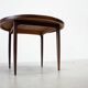 Scandinavian rosewood round dining table