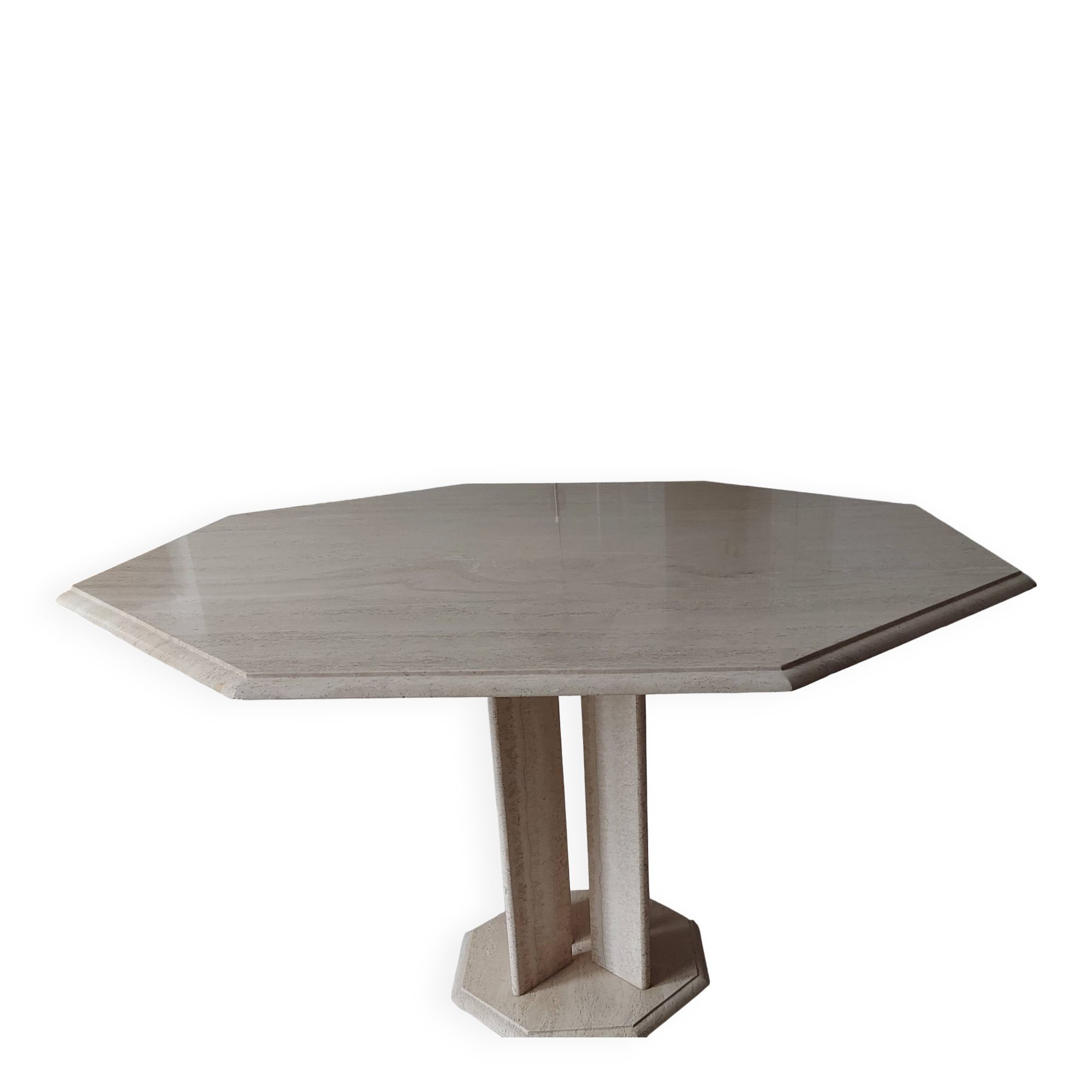 Travertine table