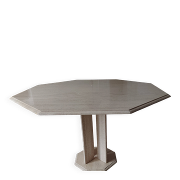 Travertine table