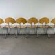 6 Mikado chairs 1800, stackable, design by Walter Leeman for Kusck&co.