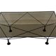 Vintage Coffee Table With Smoked Glass 80's Design