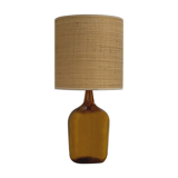 Lampe dame jeanne et rabane