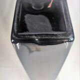 Vase cubiste a Riecke en verre coloré noir -50 cm