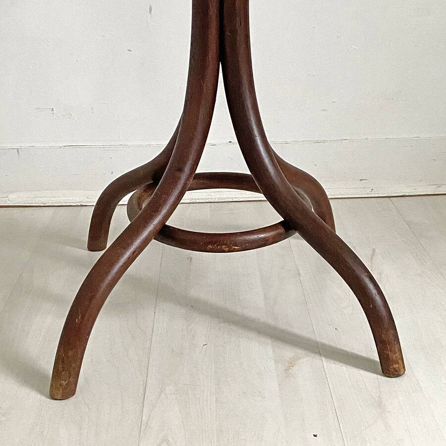 Vintage 50's curved leg side table