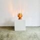 Sculptural Brutalist Table Lamp In Copper By Aimo Tukiainen For Oy Moonlight, Finland 1970S