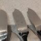 5 fish cutlery sets 11p silver plated metal goldsmith Europfelix uni-flat