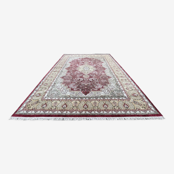 Pakistani carpet Silk wool 383x281cm