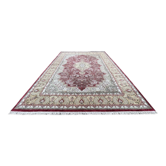 Tapis pakistanais laine de soie 383x281cm