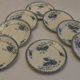 Set of 8 old plates