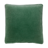 Velvet cushion 50x50cm deep green color