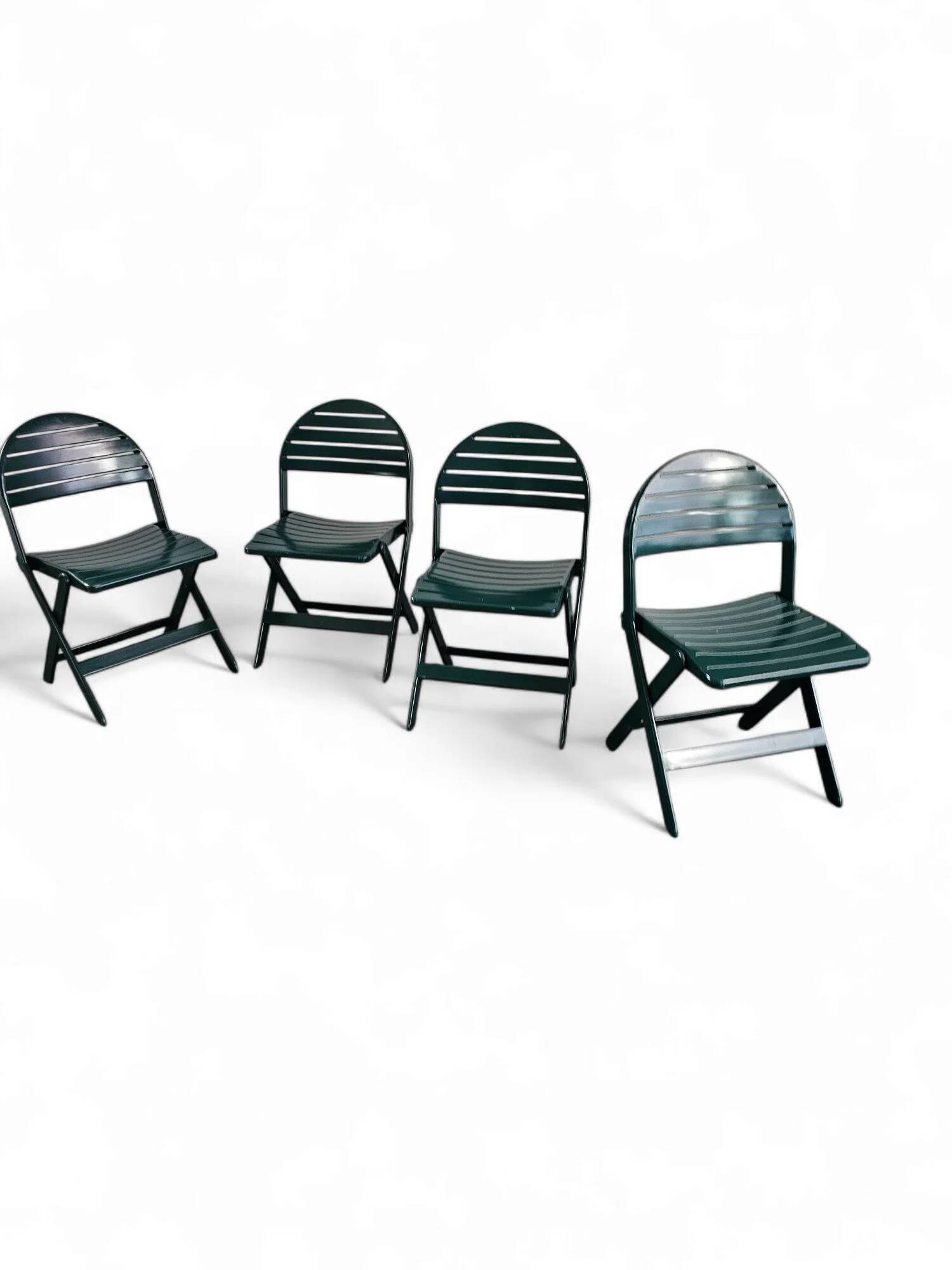 4 x Niels Gammelgaard / Ikea vintage / folding chair / 1993