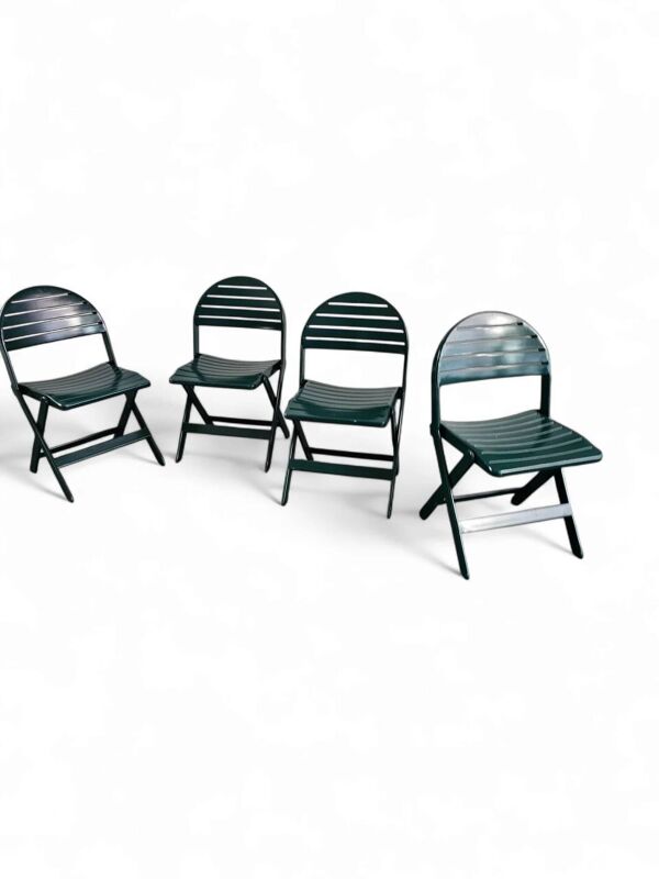4 x Niels Gammelgaard / Ikea vintage / chaise pliante / 1993
