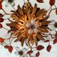 Wall lamp Maison Banci metal and glass of Murano design 70s