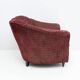Pair of Gio Ponti Mid-Century Modern Velvet Armchairs for Casa e Giardino