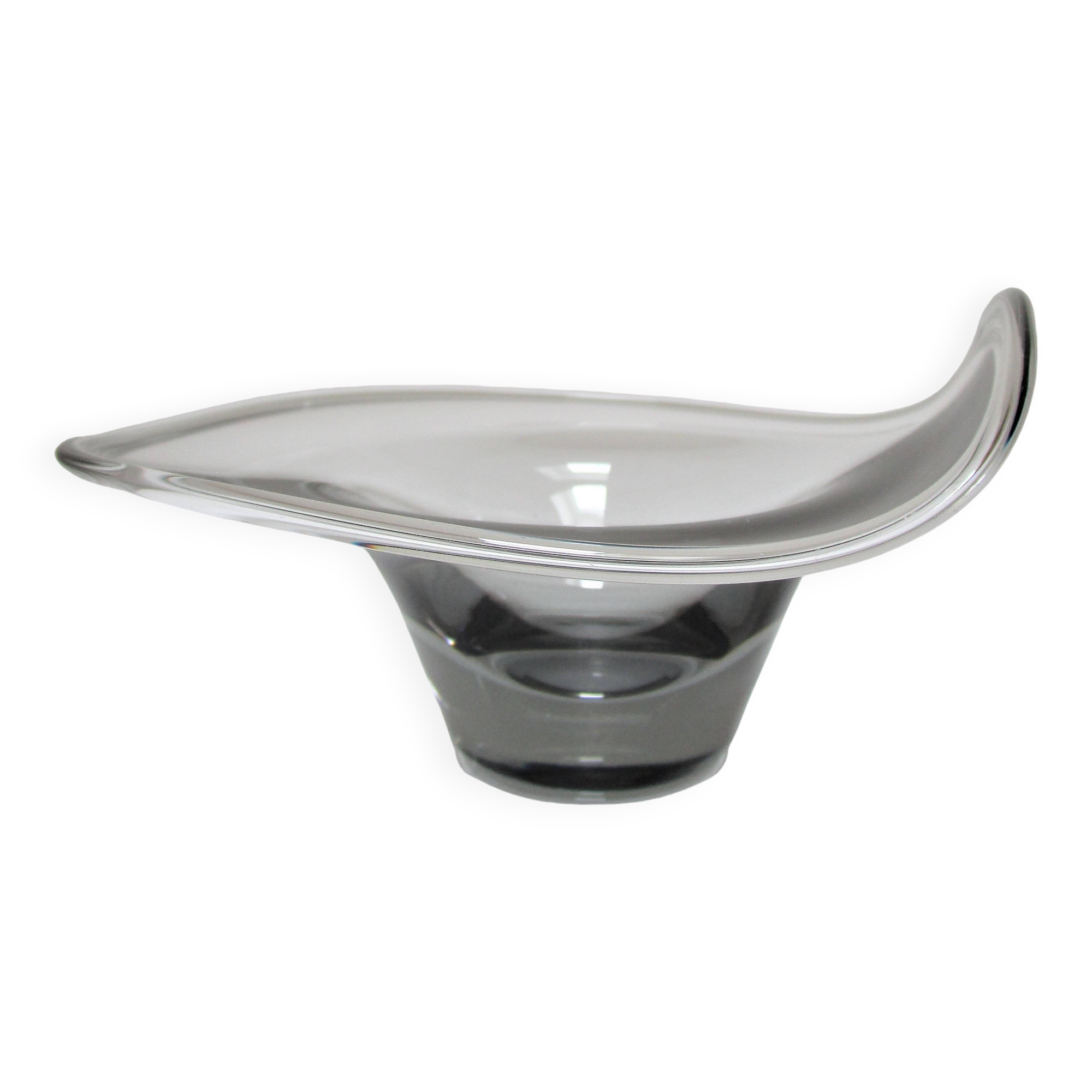 glass bowl vicke lindstrand kosta design stamped