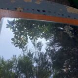 Scandinavian teak mirror 60s