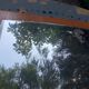 Scandinavian teak mirror 60s