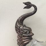 Crystal salts with silver frame