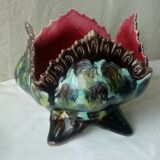 POT COVER IN SLURRY ART NOUVEAU ERA