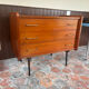 Teak chest of drawers