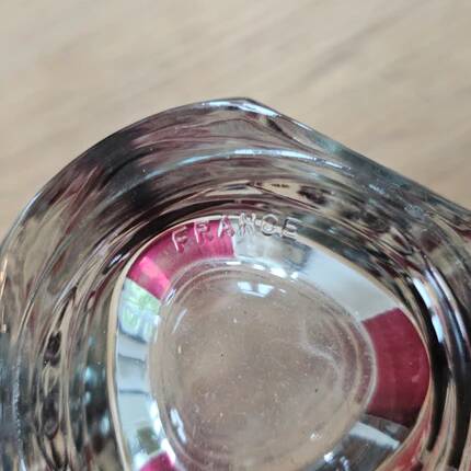 Vintage Windsor ruby vase in crystal - JG Durand for Luminarc