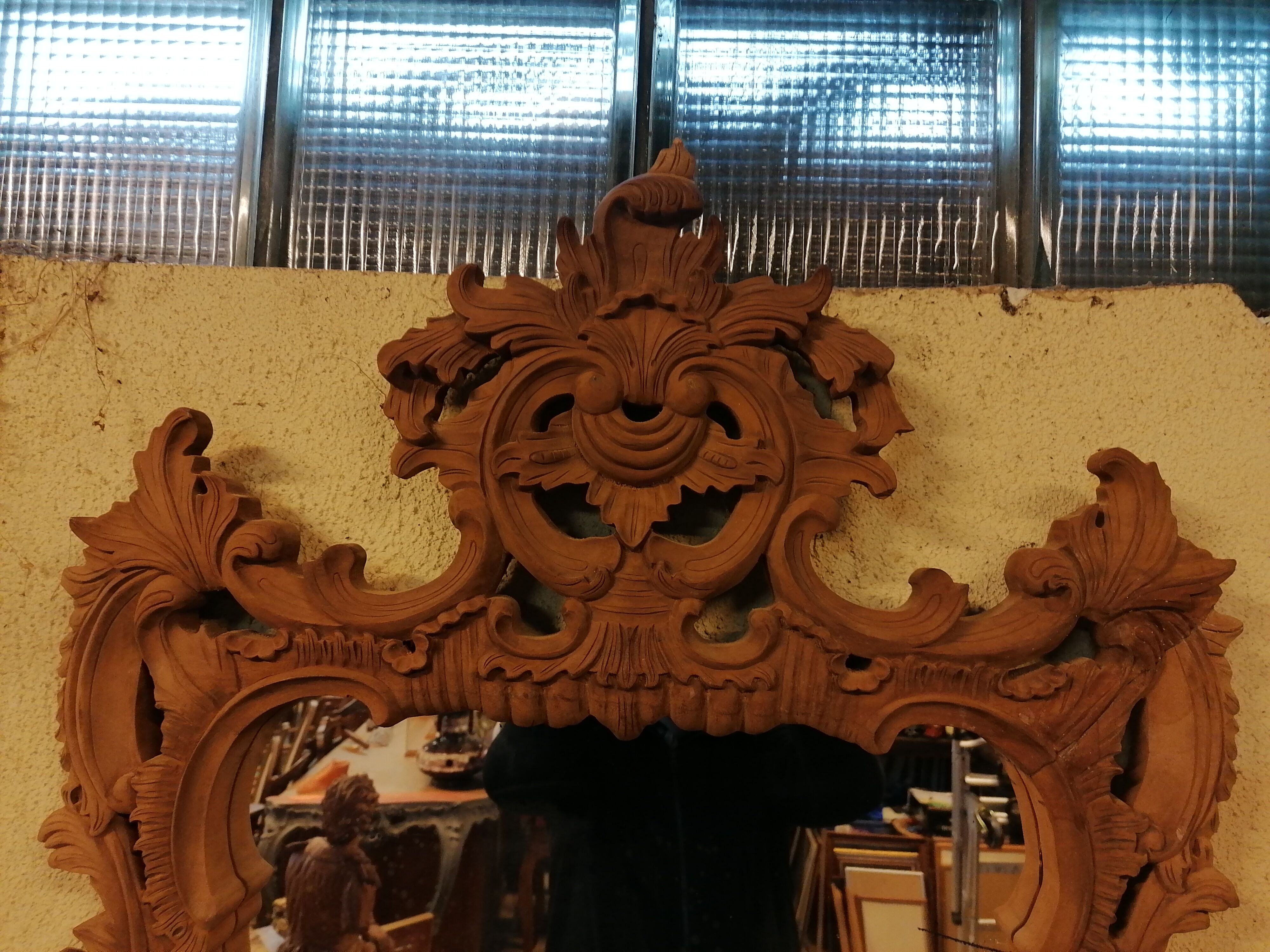 Miroir en bois sculpté 140x80cm